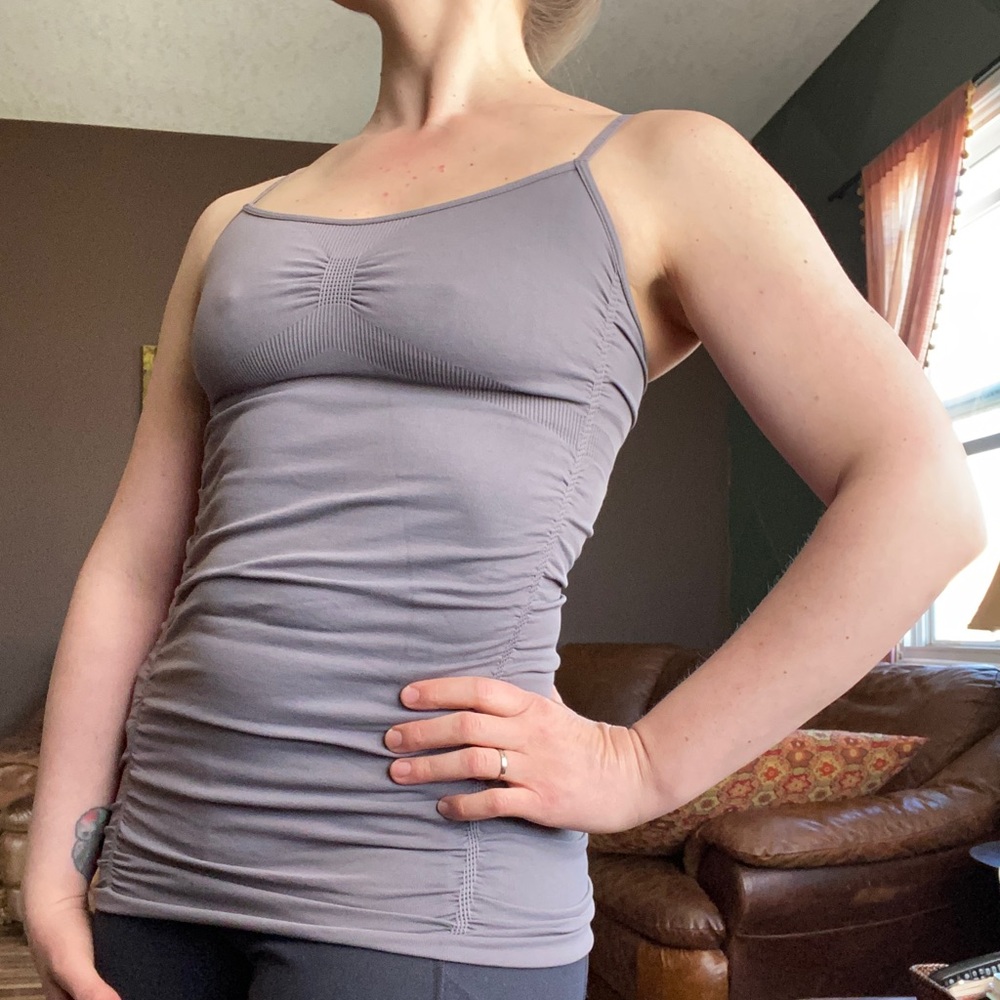 Lole Ruched Spaghetti Strap Tank Too
